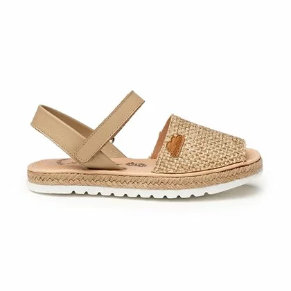 Abarcas Menorquinas Niña Piel Ante Y Saco Plantilla Acolchada Velcro 225 Camel, De Angelitos 1 Abarcas Menorquinas Niña Piel Ante Y Saco Plantilla Acolchada Velcro 225 Camel, De Angelitos