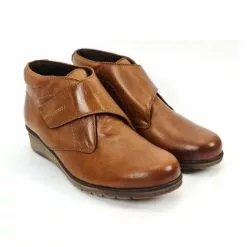 Botines Cómodos Mujer Piel Cuña Velcro Plantilla Extraíble 70244 Cuero, De Tupié -Venta de zapatos Tienda botines comodos mujer piel cuna velcro plantilla extraible 70244 cuero de tupie 5