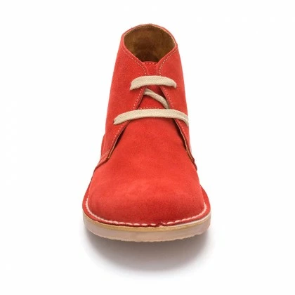 Botines Safari Pisacacas Mujer Piel 360-S Rojo, De C. Ortuño 2 Botines Safari Pisacacas Mujer Piel 360-S Rojo, De C. Ortuño - Imagen 2