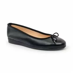 Manoletinas Cuña Baja Mujer Piel Lacito 210 Negro, De Casual -Venta de zapatos Tienda manoletinas cuna baja mujer piel lacito 210 negro de casual 2