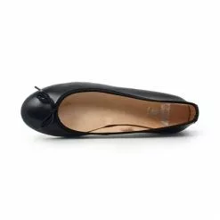 Manoletinas Cuña Baja Mujer Piel Lacito 210 Negro, De Casual -Venta de zapatos Tienda manoletinas cuna baja mujer piel lacito 210 negro de casual 4