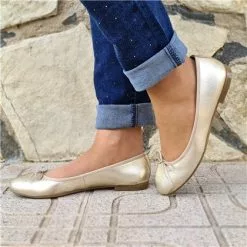Manoletinas Mujer Piel Metalizada Lacito 7000 Platino, De Casual 9 Manoletinas Mujer Piel Metalizada Lacito 7000 Platino, De Casual -Venta de zapatos Tienda manoletinas mujer piel metalizada lacito 7000 platino de casual 3