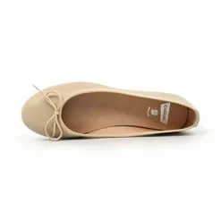 Manoletinas Planas Mujer Piel Lacito 7000 Beige, De Casual 10 Manoletinas Planas Mujer Piel Lacito 7000 Beige, De Casual -Venta de zapatos Tienda manoletinas planas mujer piel lacito 7000 beige de casual 4