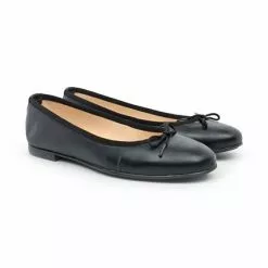 Manoletinas Planas Mujer Piel Lacito 7000 Negro, De Casual 11 Manoletinas Planas Mujer Piel Lacito 7000 Negro, De Casual -Venta de zapatos Tienda manoletinas planas mujer piel lacito 7000 negro de casual 5