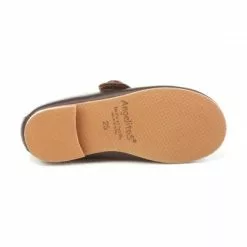 Merceditas Colegiales Niña Piel Napa Velcro 1512 Chocolate, De Angelitos -Venta de zapatos Tienda merceditas colegiales nina piel napa velcro 1512 chocolate de angelitos 3