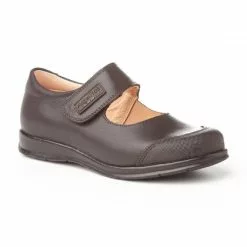 Merceditas Colegiales Niña Piel Puntera Refozada Velcro 463 Chocolate, De Angelitos -Venta de zapatos Tienda merceditas colegiales nina piel puntera refozada velcro 463 chocolate de angelitos 2