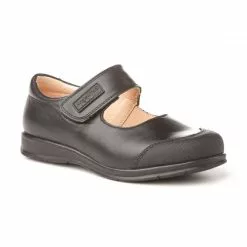 Merceditas Colegiales Niña Piel Puntera Refozada Velcro 463 Negro, De Angelitos -Venta de zapatos Tienda merceditas colegiales nina piel puntera refozada velcro 463 negro de angelitos 2
