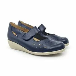 Merceditas Cuña Mujer Piel Velcro Plantilla Extraíble 73 Jeans, De Tupié -Venta de zapatos Tienda merceditas cuna mujer piel velcro plantilla extraible 73 jeans de tupie 4