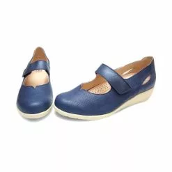 Merceditas Mujer Piel Cuña Plantilla Extraíble 71TP Marino, De Tupié -Venta de zapatos Tienda merceditas mujer piel cuna plantilla extraible 71tp marino de tupie 3