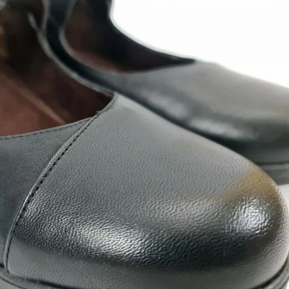 Merceditas Mujer Piel Velcro Plantilla Extraíble 70805 Negro, De Tupié 2 Merceditas Mujer Piel Velcro Plantilla Extraíble 70805 Negro, De Tupié - Imagen 2