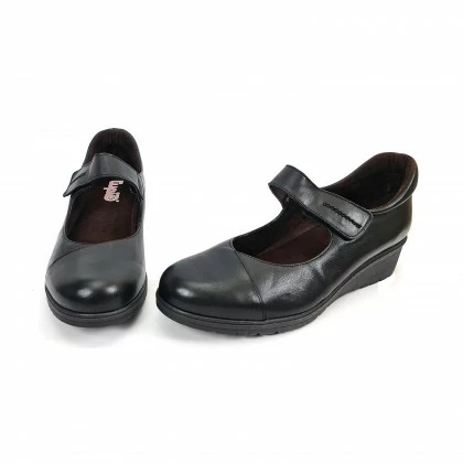 Merceditas Mujer Piel Velcro Plantilla Extraíble 70805 Negro, De Tupié 5 Merceditas Mujer Piel Velcro Plantilla Extraíble 70805 Negro, De Tupié - Imagen 5