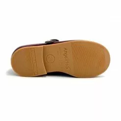 Merceditas Niña Piel Charol Hebilla 1100 Burdeos, De Angelitos -Venta de zapatos Tienda merceditas nina piel charol hebilla 1100 burdeos de angelitos 3