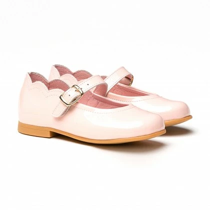 Merceditas Niña Piel Charol Hebilla 1100 Rosa, De Angelitos 1 Merceditas Niña Piel Charol Hebilla 1100 Rosa, De Angelitos