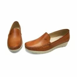 Mocasines Mujer Piel Blanda Cuña 1709CA Cuero, De Casual -Venta de zapatos Tienda mocasines mujer piel blanda cuna 1709ca cuero de casual 3