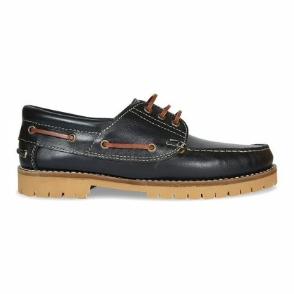 Náuticos De Hombre Piel 200 Negro, De Casual Shoes 1 Náuticos De Hombre Piel 200 Negro, De Casual Shoes