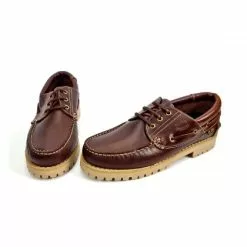 Náuticos Hombre Piel Pull Suela Gruesa Tipo Timberland 3000 Rojizo, De Urban Jungles -Venta de zapatos Tienda nauticos hombre piel pull suela gruesa tipo timberland 3000 rojizo de urban jungles 5