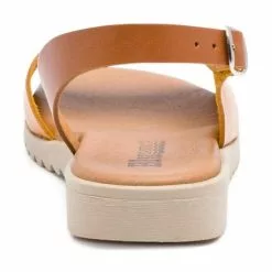 Sandalias Cuña Baja Mujer Piel Plantilla Acolchada 1115 Amarillo, De Blusandal -Venta de zapatos Tienda sandalias cuna baja mujer piel plantilla acolchada 1115 amarillo de blusandal 3