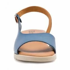 Venta de zapatos Tienda -Venta de zapatos Tienda sandalias cuna baja mujer piel plantilla acolchada 1115 rojo de blusandal 1