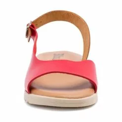 Venta de zapatos Tienda -Venta de zapatos Tienda sandalias cuna baja mujer piel plantilla acolchada 1115 rojo de blusandal 5