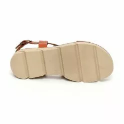 Sandalias Cuña Baja Mujer Piel Plantilla Acolchada 166 Cuero, De Blusandal -Venta de zapatos Tienda sandalias cuna baja mujer piel plantilla acolchada 166 cuero de blusandal 4