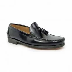 Zapatos Castellanos Hombre Piel Florentic Borlas Suela Cuero 702 Negro, De Manuel Medrano -Venta de zapatos Tienda zapatos castellanos hombre piel florentic borlas suela cuero 702 negro de manuel medrano 2