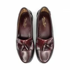 Zapatos Castellanos Mujer Piel Florentic Borlas Y Flecos Suela Goma 507 Burdeos, De María Tovar -Venta de zapatos Tienda zapatos castellanos mujer piel florentic borlas y flecos suela goma 507 burdeos de maria tovar 5