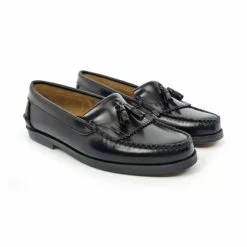 Zapatos Castellanos Mujer Piel Florentic Borlas Y Flecos Suela Goma 507 Negro, De María Tovar -Venta de zapatos Tienda zapatos castellanos mujer piel florentic borlas y flecos suela goma 507 negro de maria tovar 5