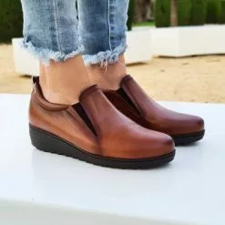 Zapatos Comfort Mujer Piel Plantilla Extraíble 70620 Cuero, De Tupié -Venta de zapatos Tienda zapatos comfort mujer piel plantilla extraible 70620 cuero de tupie 2