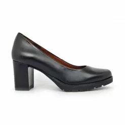 Zapatos De Salón Cómodos Mujer Piel Plantilla Gel LEURY9 Negro, De Desiree