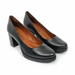 Zapatos De Salón Cómodos Mujer Piel Plantilla Gel LEURY9 Negro, De Desiree -Venta de zapatos Tienda zapatos de salon comodos mujer piel plantilla gel leury9 negro de desiree 4