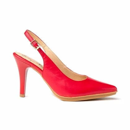 Zapatos De Salón Descubierto Mujer Piel Napa Tacón Alto 1495 Rojo, De Eva Mañas 1 Zapatos De Salón Descubierto Mujer Piel Napa Tacón Alto 1495 Rojo, De Eva Mañas