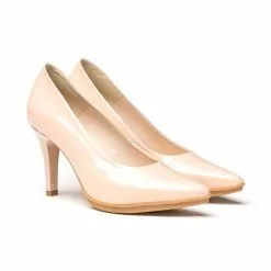 Zapatos De Salón Mujer Piel Charol Tacón Alto 1499 Nude, De Eva Mañas -Venta de zapatos Tienda zapatos de salon mujer piel charol tacon alto 1499 nude de eva manas 2