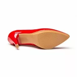 Zapatos De Salón Mujer Piel Charol Tacón Alto 1499 Rojo, De Eva Mañas -Venta de zapatos Tienda zapatos de salon mujer piel charol tacon alto 1499 rojo de eva manas 3