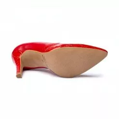 Zapatos De Salón Mujer Piel Coco Tacón Alto 1490 Rojo, De Eva Mañas -Venta de zapatos Tienda zapatos de salon mujer piel coco tacon alto 1490 rojo de eva manas 3