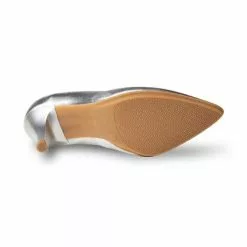 Zapatos De Salón Mujer Piel Napa Metalizada Tacón Alto 1500 Plata, De Eva Mañas -Venta de zapatos Tienda zapatos de salon mujer piel napa metalizada tacon alto 1500 plata de eva manas 3