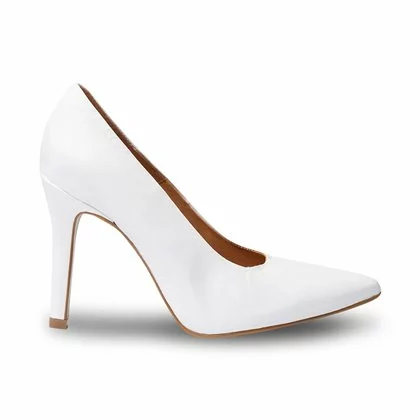 Zapatos De Salón Mujer Piel Napa Tacón Alto 1494 Blanco, De Eva Mañas 1 Zapatos De Salón Mujer Piel Napa Tacón Alto 1494 Blanco, De Eva Mañas