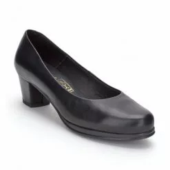 Venta de zapatos Tienda -Venta de zapatos Tienda zapatos de salon mujer piel tacon bajo muy comodos 1050 negro de desiree 1