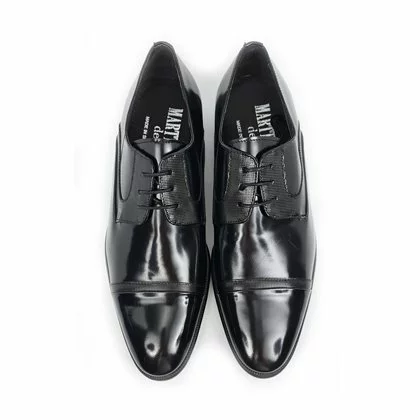 Zapatos Derby Hombre Piel Grabada 9882 Negro, De Latino 6 Zapatos Derby Hombre Piel Grabada 9882 Negro, De Latino - Imagen 6