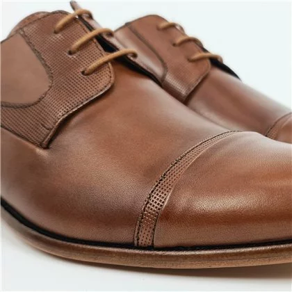 Zapatos Derby Hombre Piel Grabada Suela De Cuero 9882 Cuero, De Latino 2 Zapatos Derby Hombre Piel Grabada Suela De Cuero 9882 Cuero, De Latino - Imagen 2