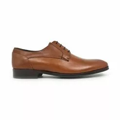 Zapatos Derby Hombre Piel Napa Suela De Goma 9972 Cuero, De Latino