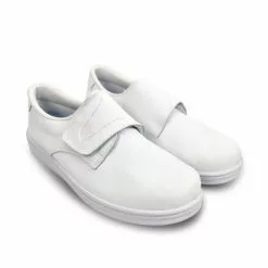 Zuecos Sanitarios Hombre Piel Cierre Velcro Anatómicos 290 Blanco, De Percla -Venta de zapatos Tienda zuecos sanitarios hombre piel cierre velcro anatomicos 290 blanco de percla 3