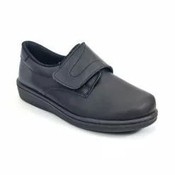Zuecos Sanitarios Hombre Piel Cierre Velcro Anatómicos 290 Negro, De Percla -Venta de zapatos Tienda zuecos sanitarios hombre piel cierre velcro anatomicos 290 negro de percla 2