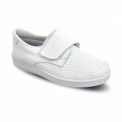 Zuecos Sanitarios Hombre Piel Perforada Cierre Velcro Anatómicos 293 Blanco, De Percla -Venta de zapatos Tienda zuecos sanitarios hombre piel perforada cierre velcro anatomicos 293 blanco de percla 2