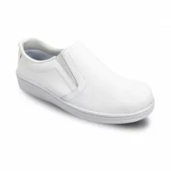 Zuecos Sanitarios Hombre Piel Sin Cordones Anatómicos 291 Blanco, De Percla -Venta de zapatos Tienda zuecos sanitarios hombre piel sin cordones anatomicos 291 blanco de percla 2