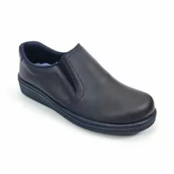 Zuecos Sanitarios Hombre Piel Sin Cordones Anatómicos 291 Marino, De Percla 8 Zuecos Sanitarios Hombre Piel Sin Cordones Anatómicos 291 Marino, De Percla -Venta de zapatos Tienda zuecos sanitarios hombre piel sin cordones anatomicos 291 marino de percla 2